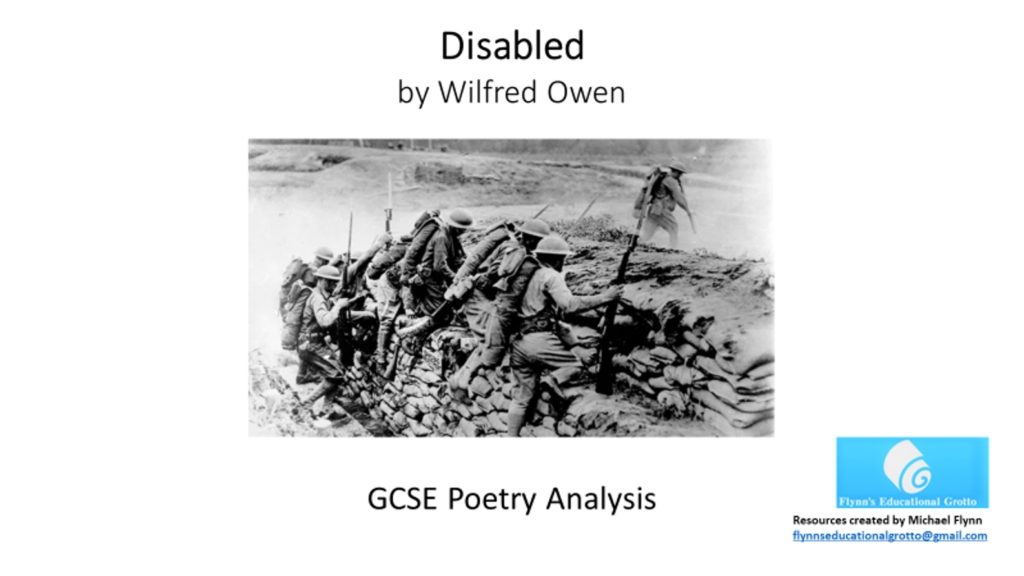 Analysis Of Wilfred Owens Poetry