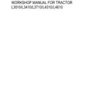 Kubota L2501 Tractors Workshop Manual