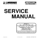 Mercury Outboard 1986 & UP 6HP 8HP 9.9HP 10HP & 15HP Service Manual