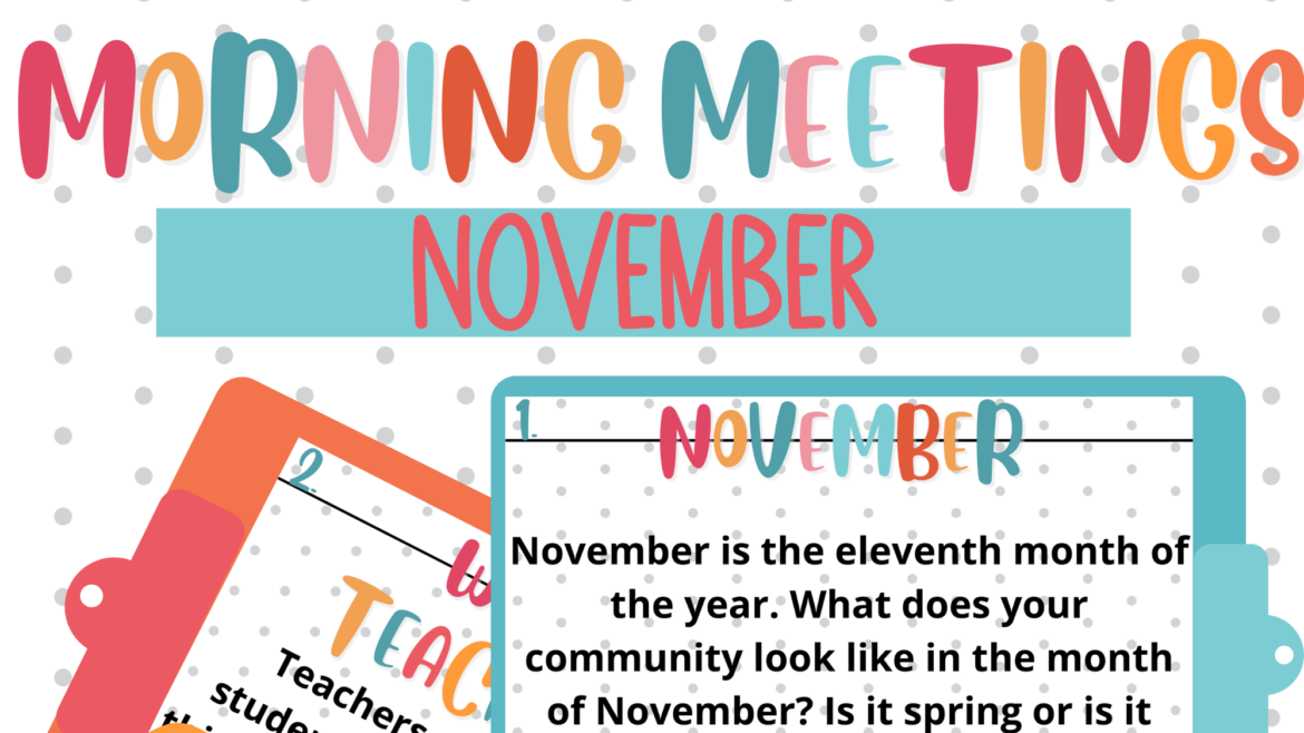 November Morning Meetings
