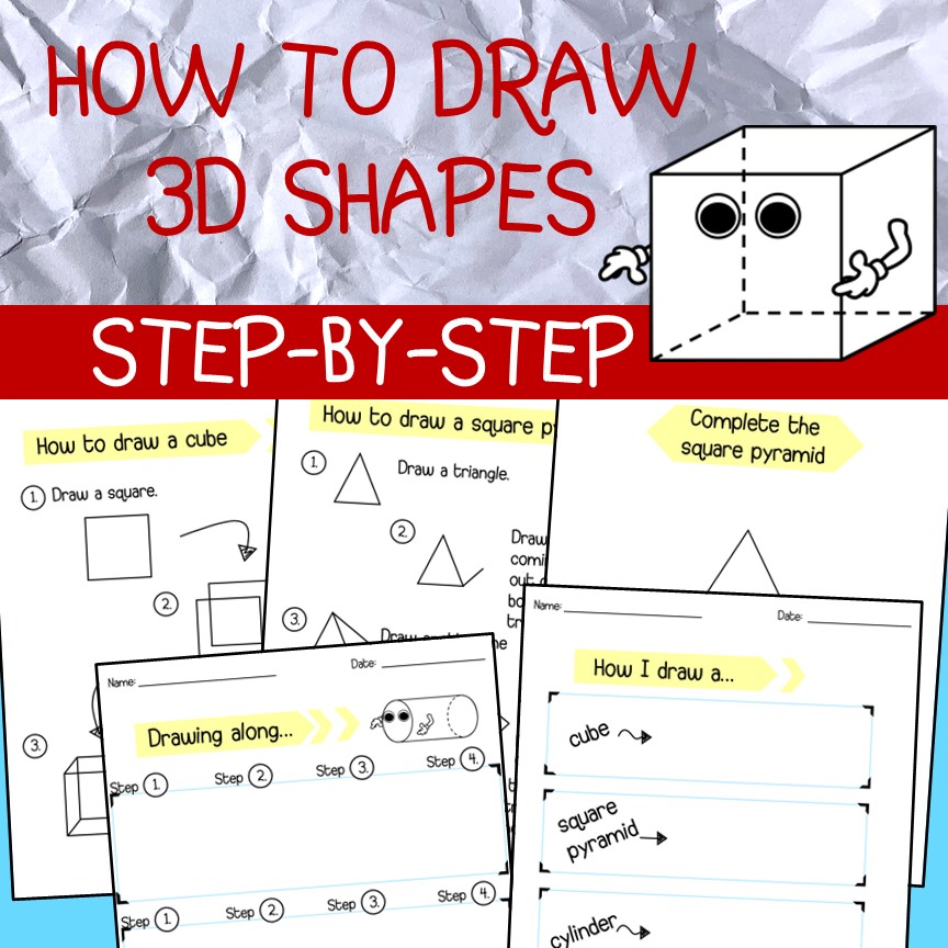 How To Draw 3D Shapes TeachersTrading