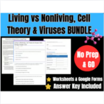 Cell Structure & Function Worksheet | Organelles Reading Passage + Quiz