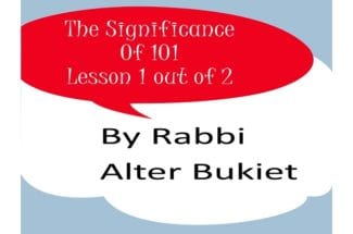 The Significance Of 101 Lesson 2 out of 2